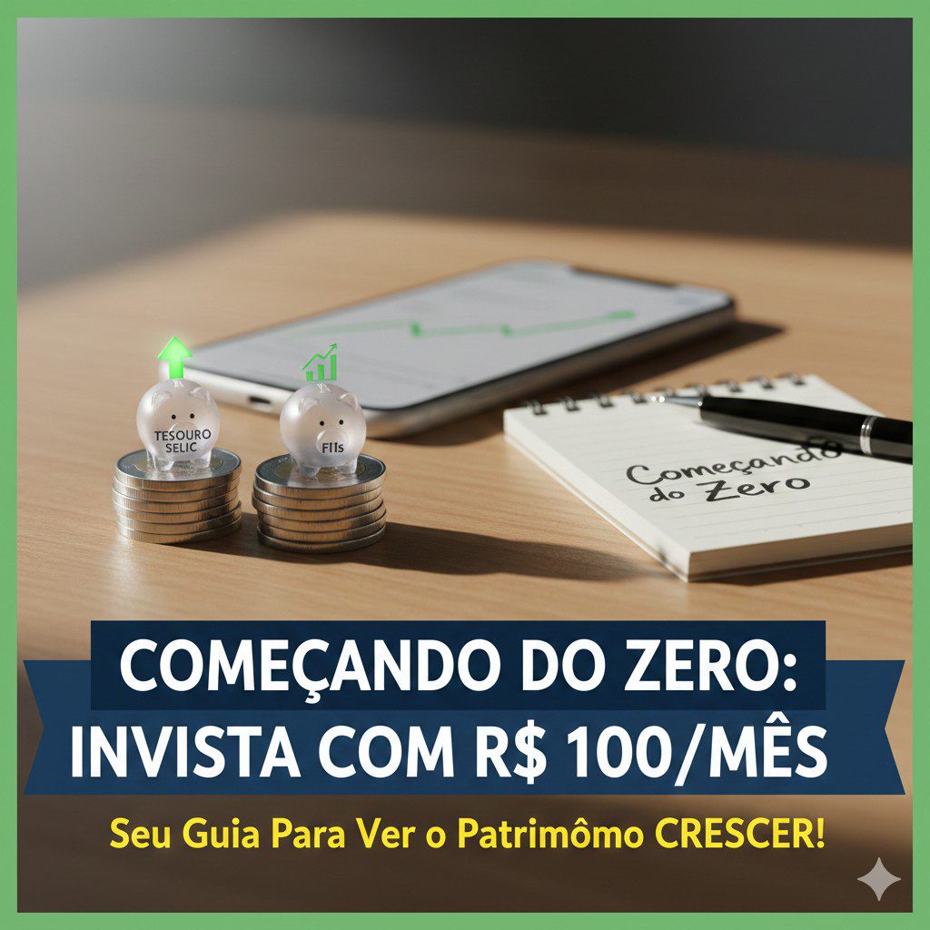 Como Investir com Apenas R$ 100