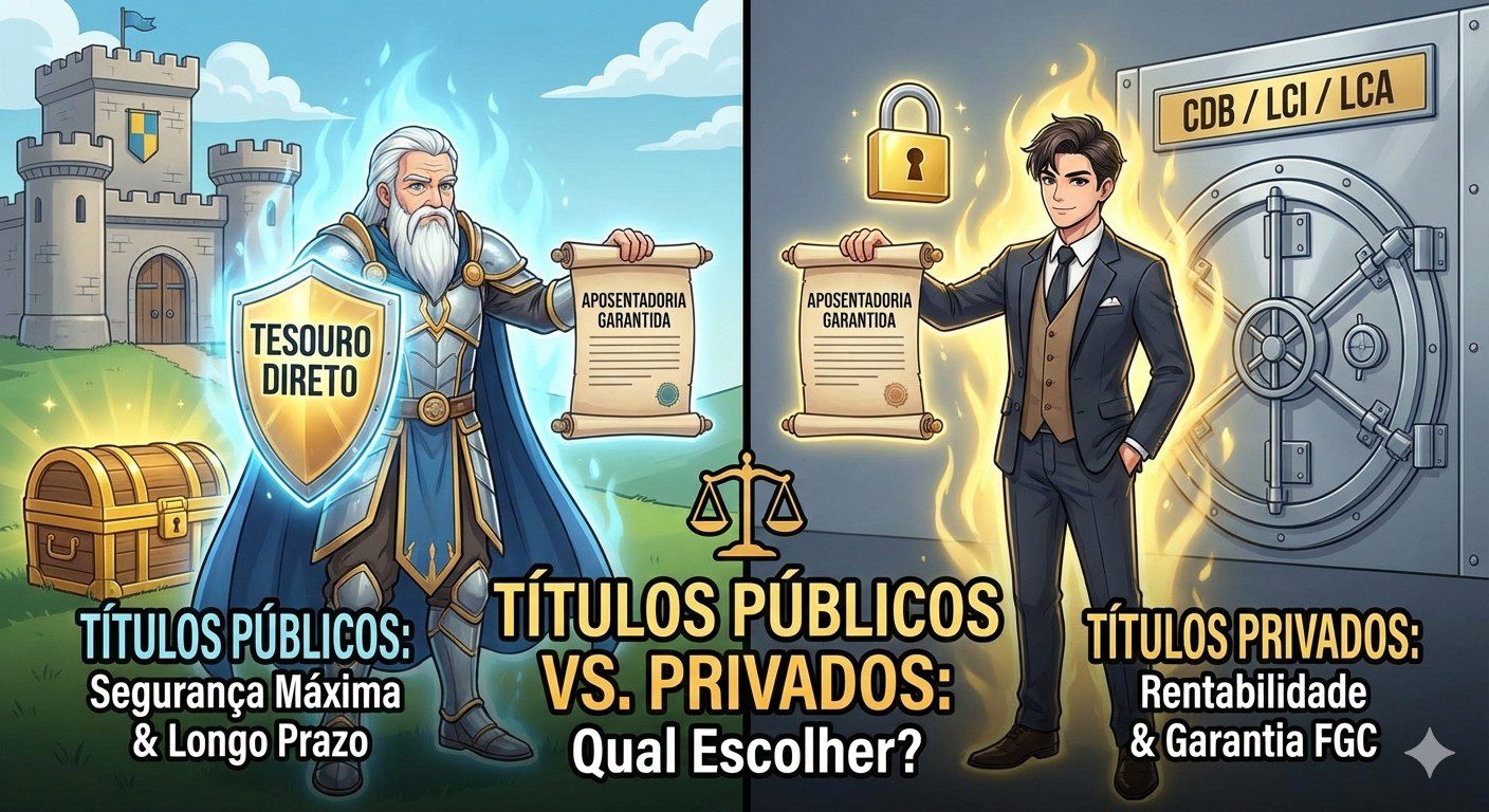 Renda Fixa Tesouro Direto ou Bancos