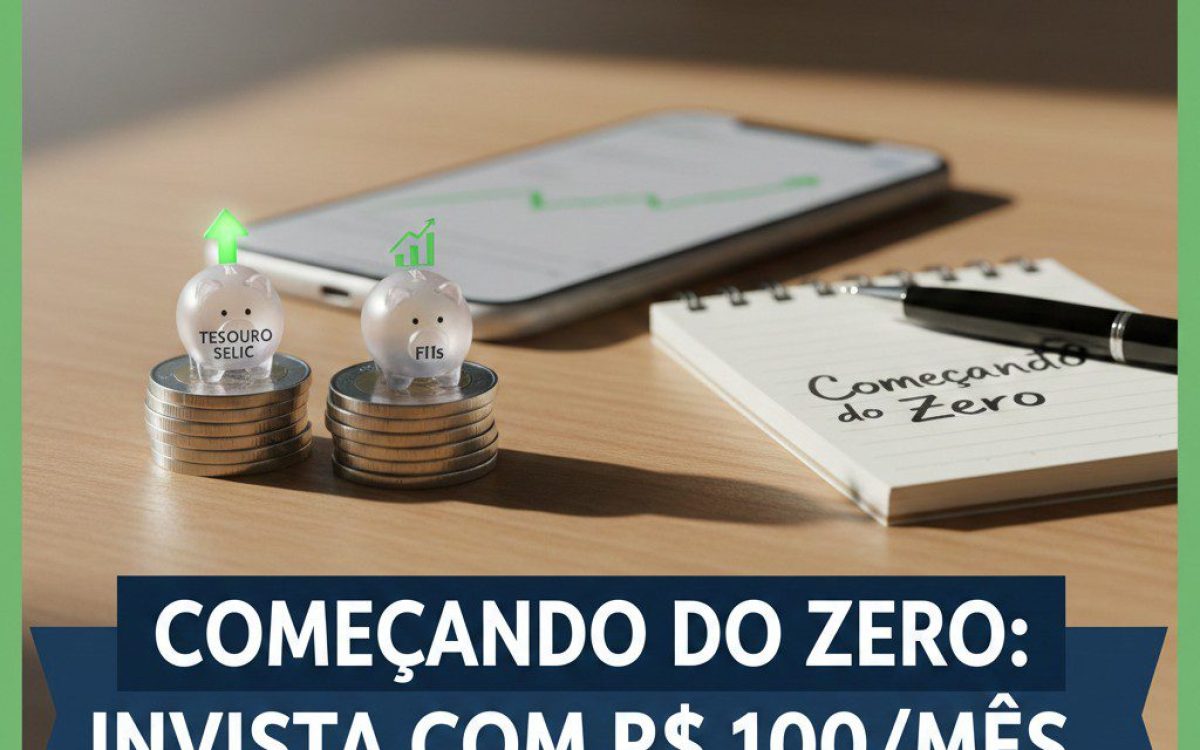 Como Investir com Apenas R$ 100